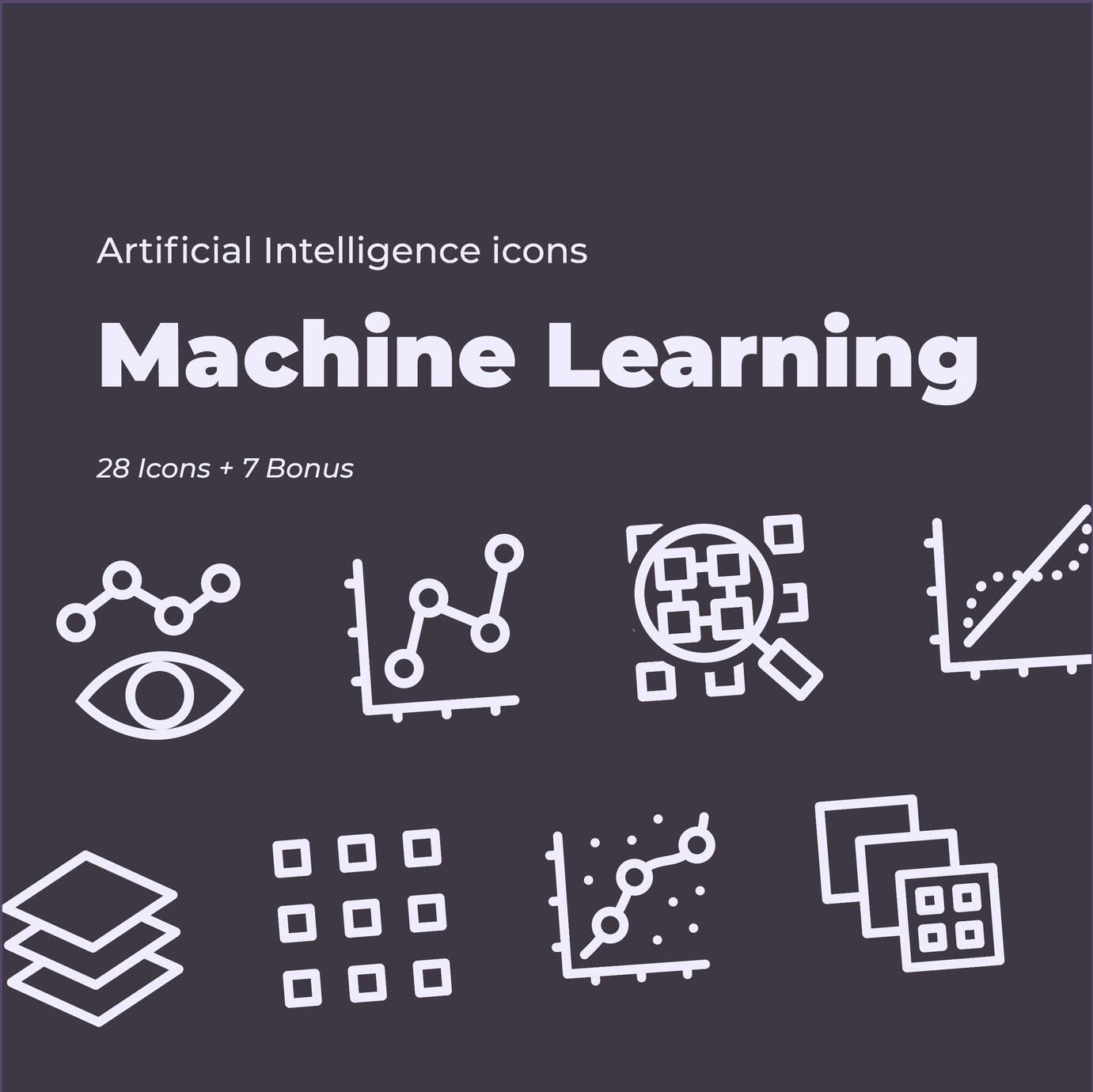 ✨ 35 Machine Learning Icons ✨